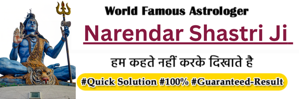 Astrologer Narendar Shastri  Ji +91-9680740547